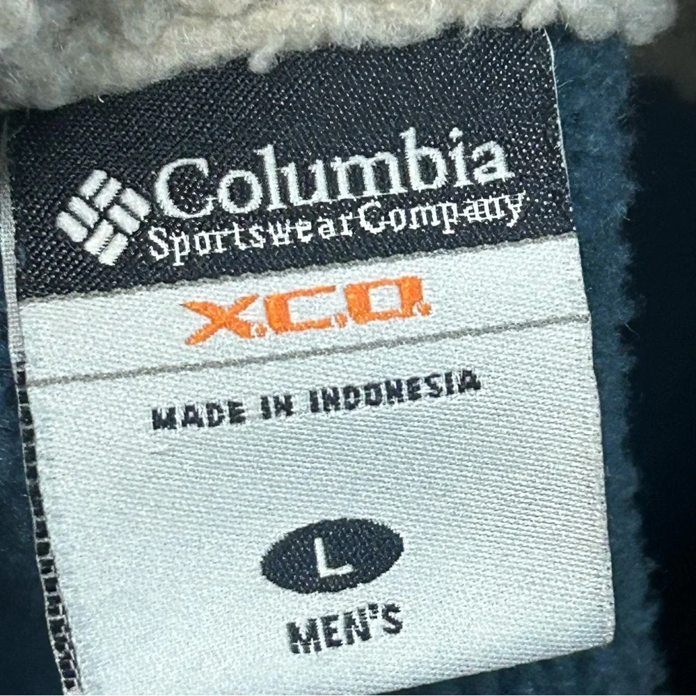 Columbia Men's fleece 1/4‎ Zip-Up Sweater - Picture 3 of 4
